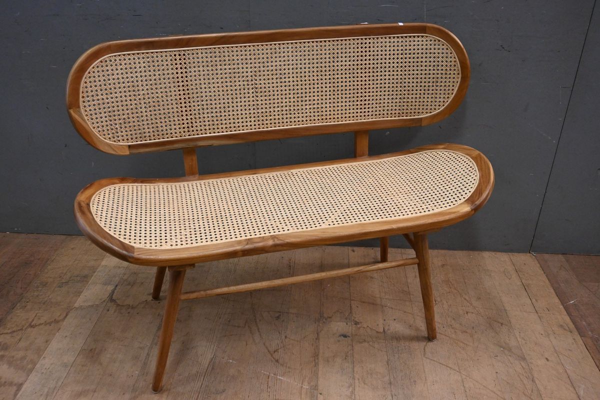 Rattan bench 1